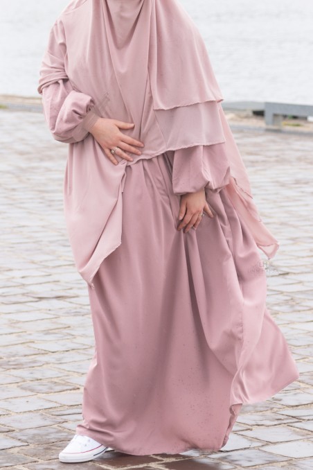 Umm Hafsa Balloon Sleeve Abaya-Abaya & Dress-Safwa Boutique