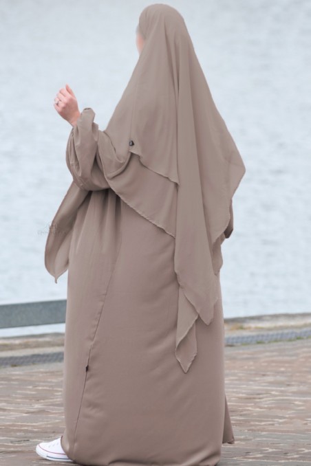 Abaya med ballongermer Umm Hafsa-Abaya & Robe-Safwa Boutique