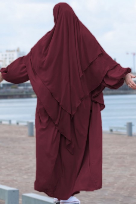 Abaya manche ballon Umm Hafsa-Abaya & Robe-Safwa Boutique