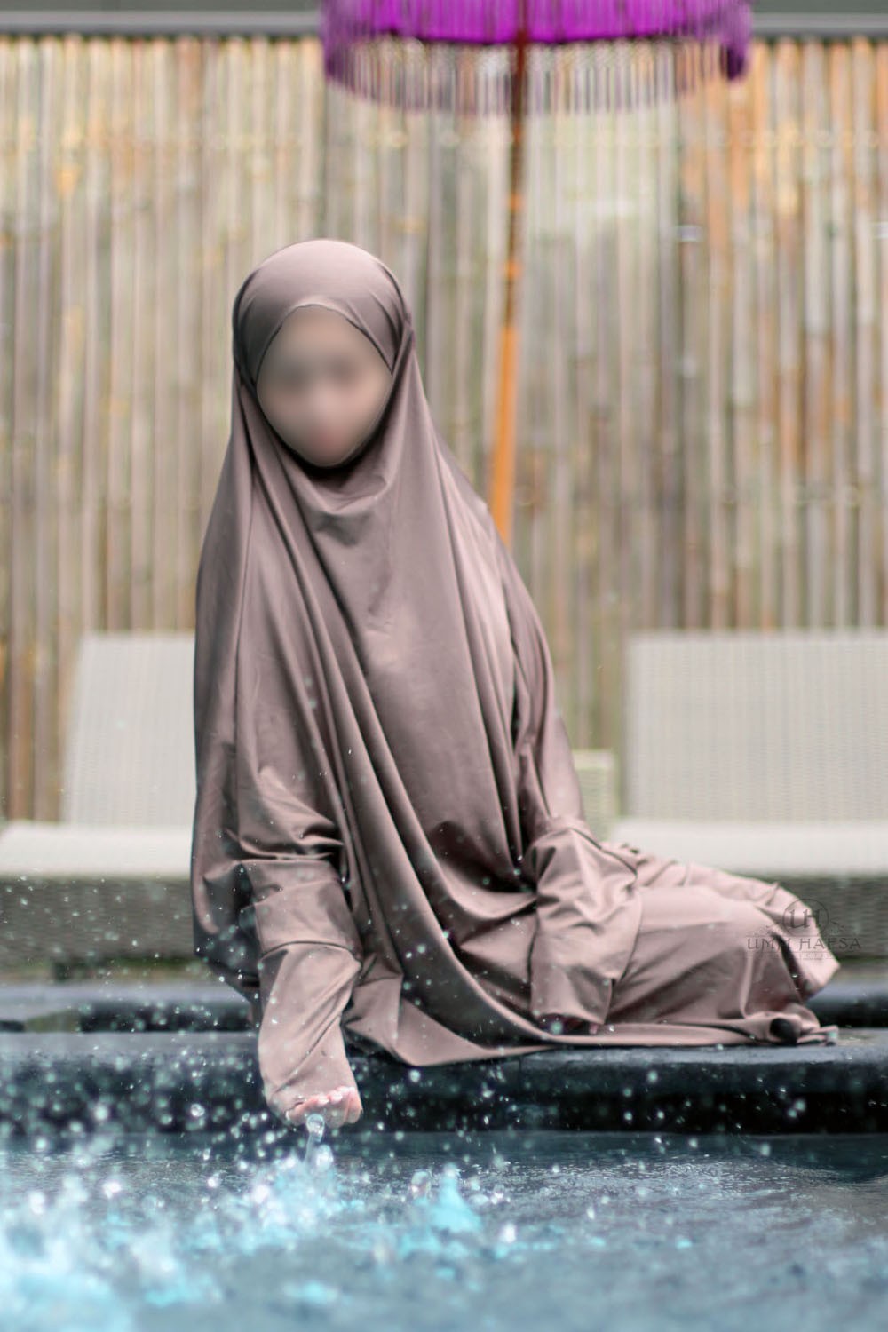 Jilbab de baño de 2 piezas – Umm Hafsa-Sport & Burkini-Safwa Boutique