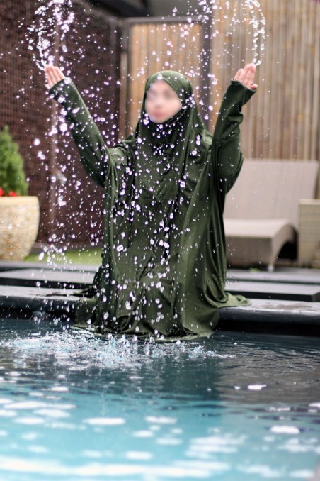 Jilbab de banho de 2 peças – Umm Hafsa-Sport & Burkini-Safwa Boutique