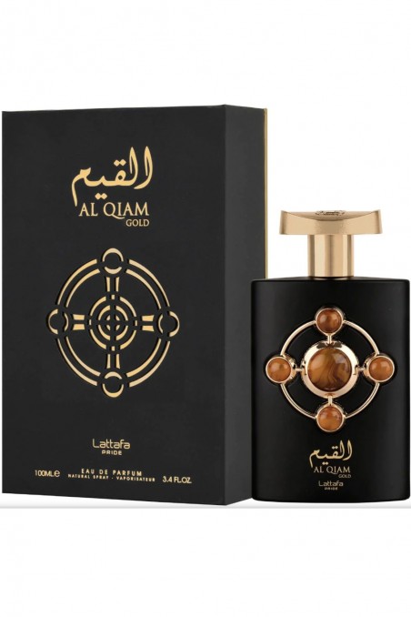 Acqua di Profumo Al Qiam Gold 100mL - Lattafa Profumi Dubai-Parfums Dubaï-Safwa Boutique