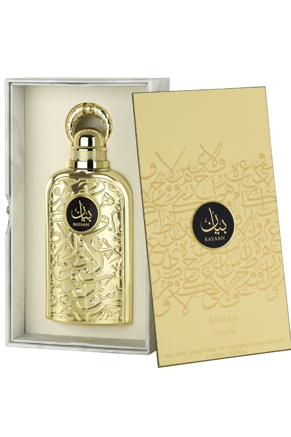 Água de Perfume Bayaan Lattafa 100mL - Perfumes Lattafa Dubai-Parfums Dubaï-Safwa Boutique
