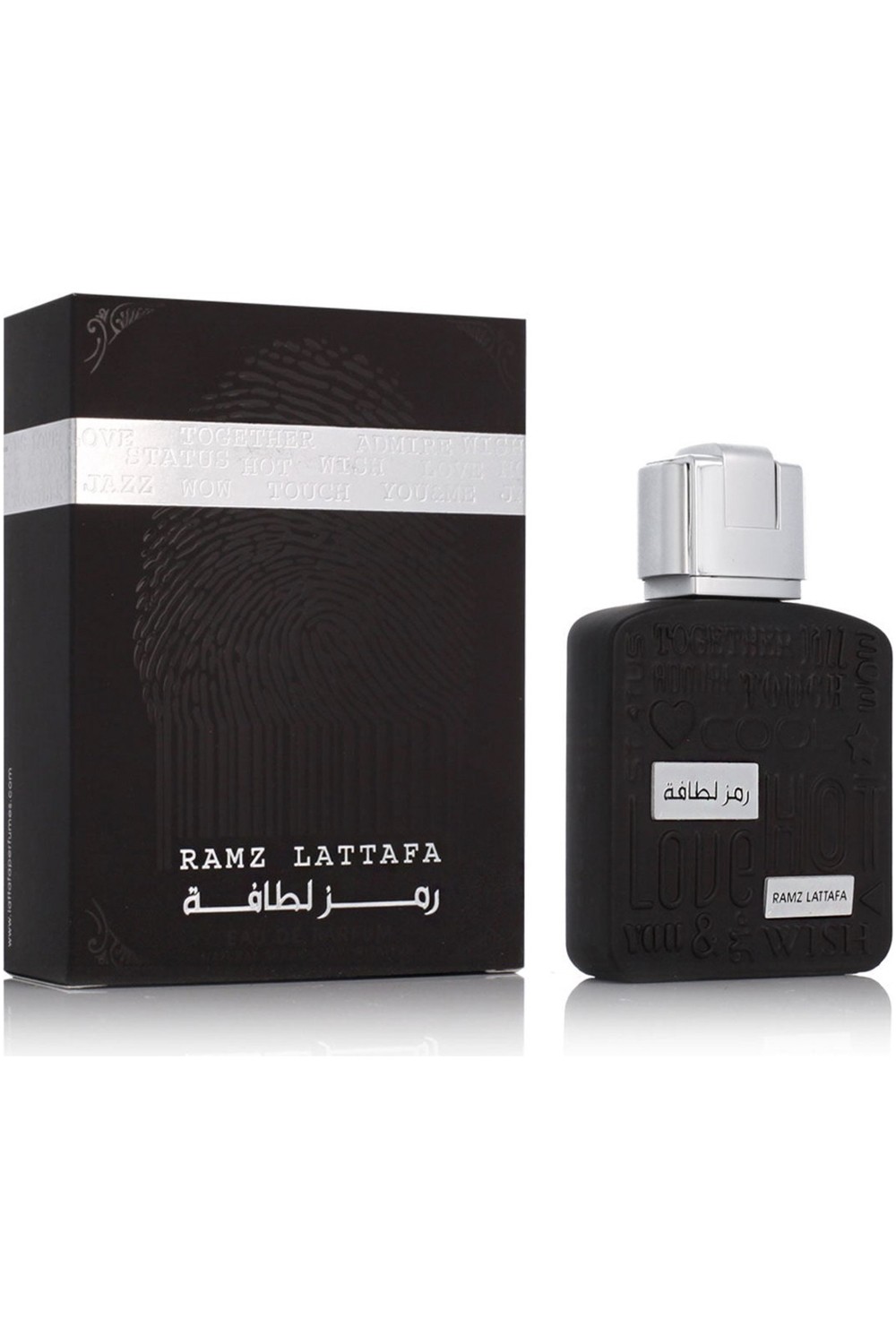 Água de Perfume Ramz Lattafa Silver 100mL - Perfumes Lattafa Dubai-Parfums Dubaï-Safwa Boutique