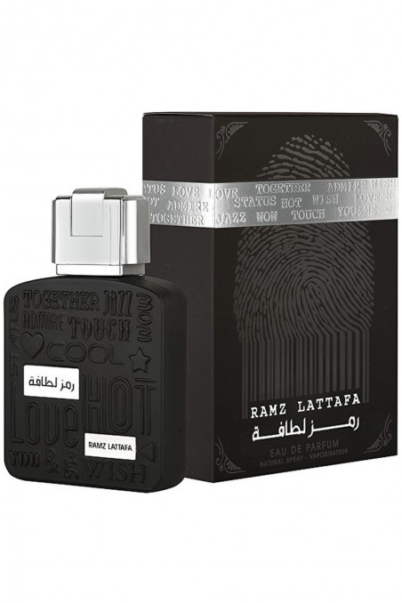 Acqua di Profumo Ramz Lattafa Silver 100mL - Profumi Lattafa Dubai-Parfums Dubaï-Safwa Boutique
