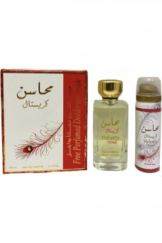 Eau de Parfum Cofret Mahasin Crystal rouge 100mL -... 2