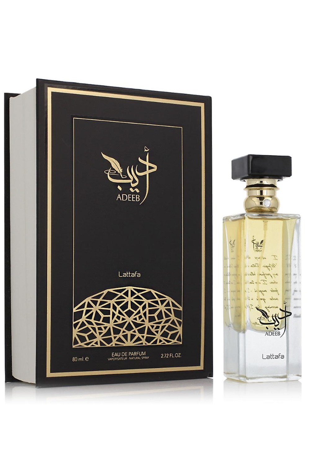 Perfume Adeeb Lattafa 80mL/2,7 Fl.oz - Lattafa Perfumes Dubai-Dubaï Fragrances-Safwa Boutique