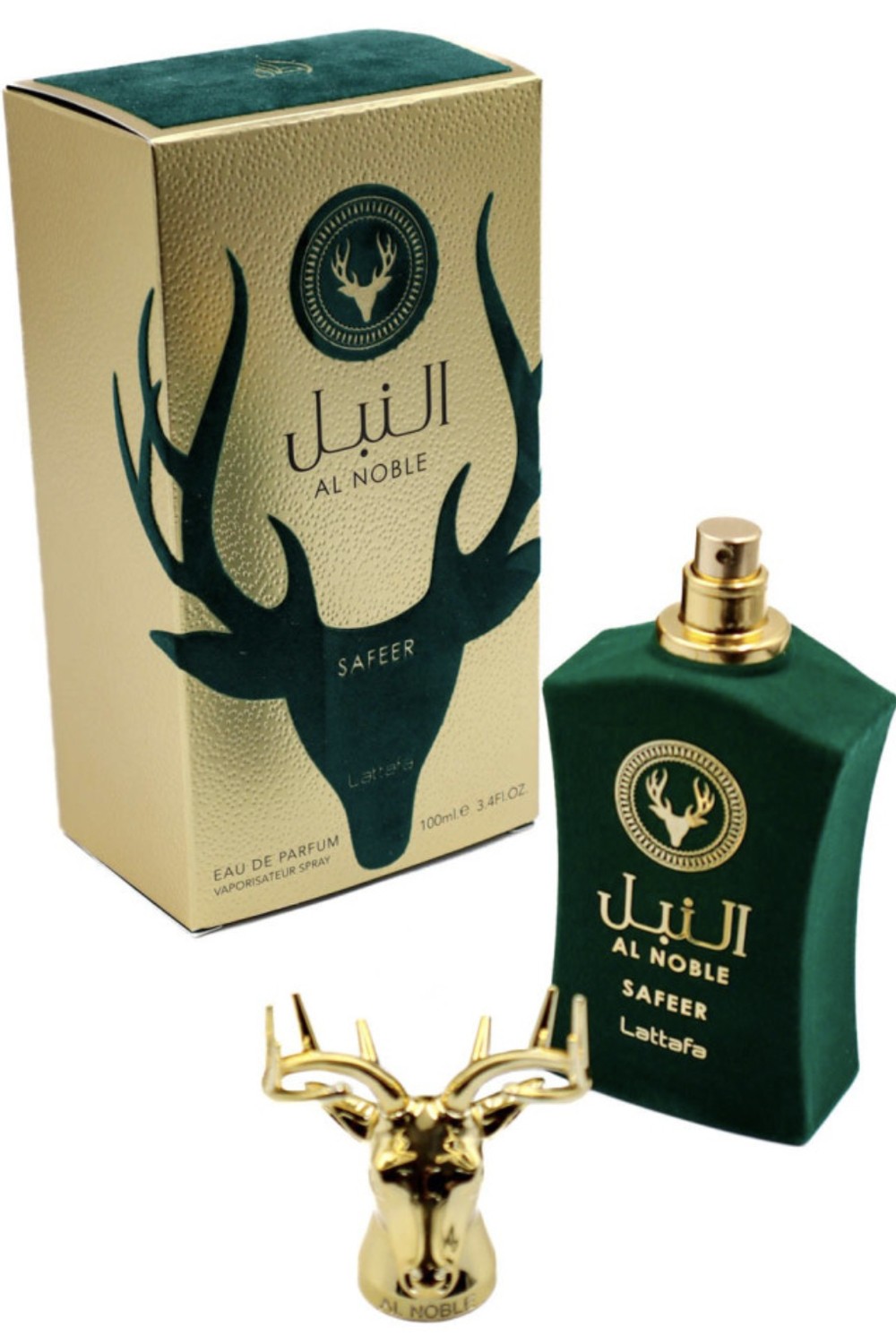 Água de Perfume Al Noble Safeer 100mL - Perfumes Lattafa Dubai-Parfums Dubaï-Safwa Boutique