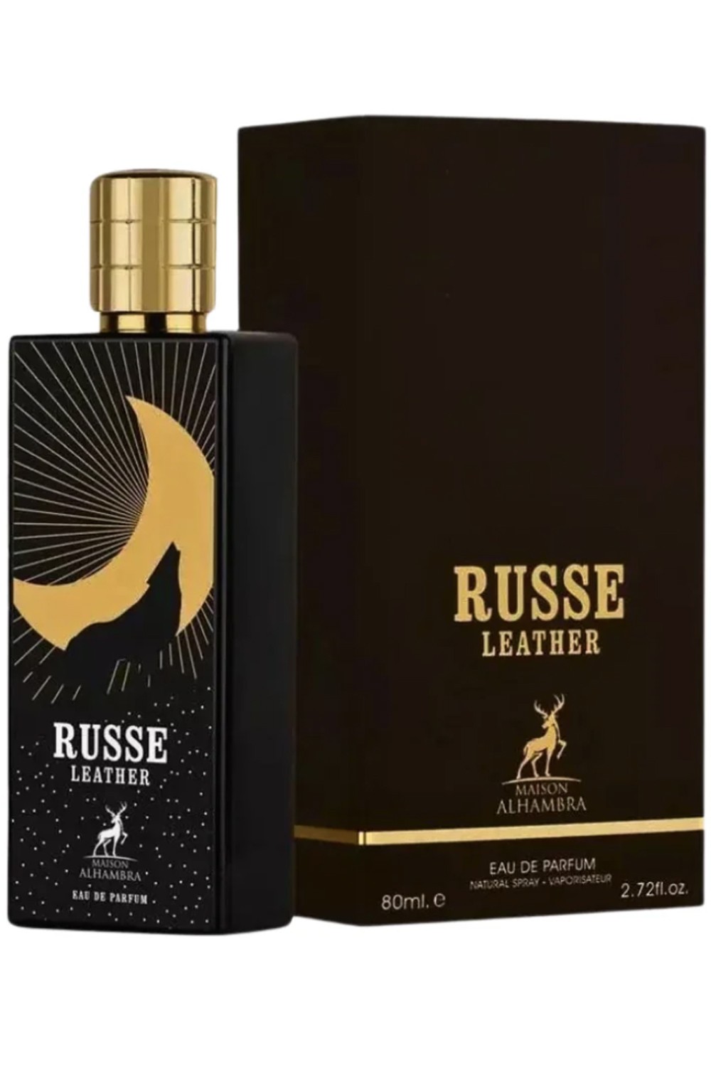 Água de Perfume Couro Russo Final 80mL - Maison Alhambra Perfumes Dubai-Parfums Dubaï-Safwa Boutique