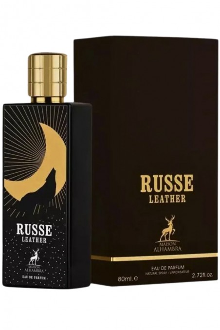 Acqua di Profumo Russe Leather Final 80mL - Maison Alhambra Profumi Dubai-Parfums Dubaï-Safwa Boutique