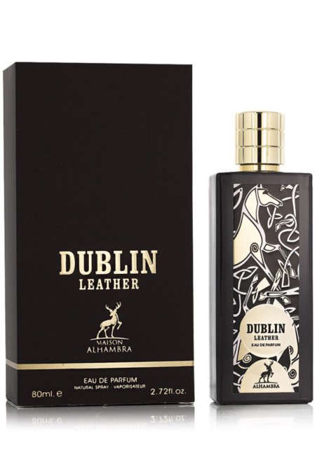 Dublin Leather Eau de Parfum 80mL - Maison Alhambra Parfyymit Dubai-Parfums Dubaï-Safwa Boutique