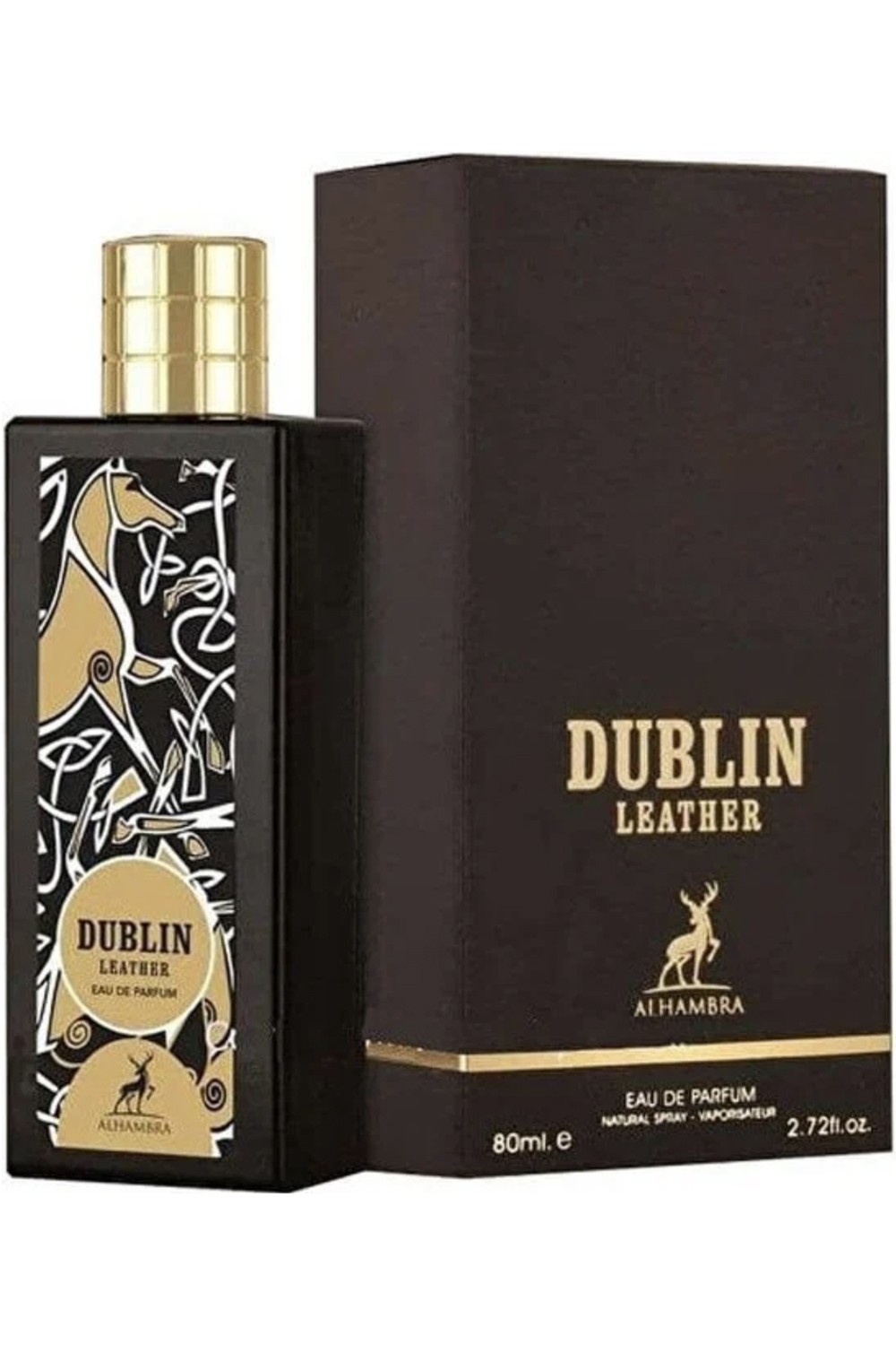 Água de Perfume Dublin Leather 80mL - Casa Alhambra Perfumes Dubai-Parfums Dubaï-Safwa Boutique
