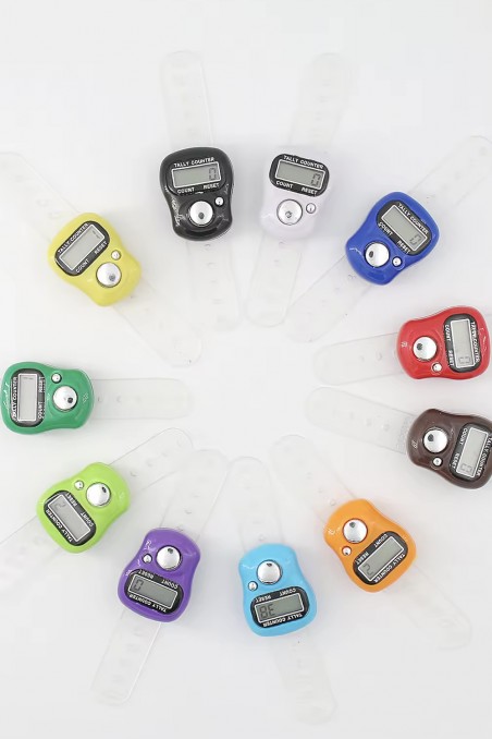 LCD Finger Counter, Electronic Rosary Ring in the form of Tasbih-Bazaar-Safwa Boutique