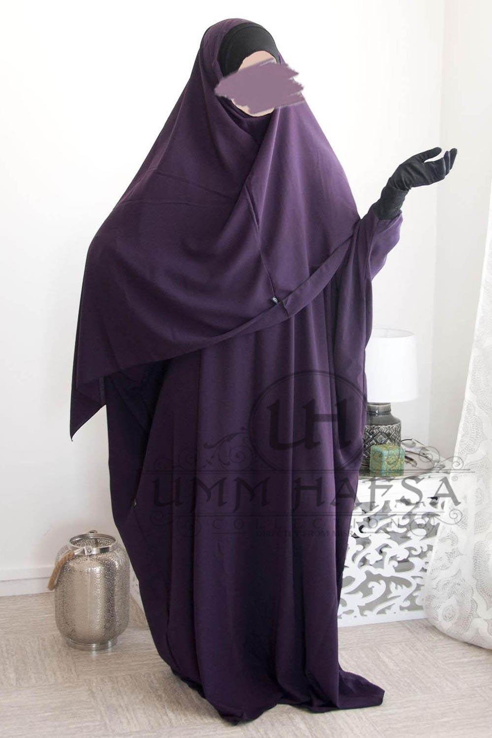 Hijab em Lycra da Umm Hafsa-Hijab & Khimar-Safwa Boutique