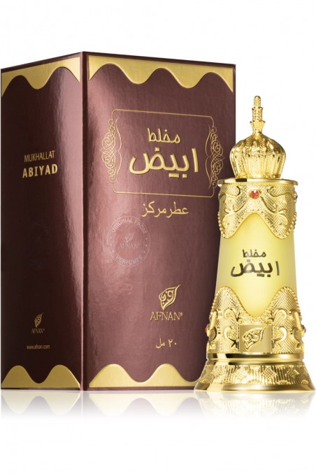 Parfumolie Mukhallat Abiyad 20ml - Afnan Parfums-Huiles de parfums-Safwa Boutique