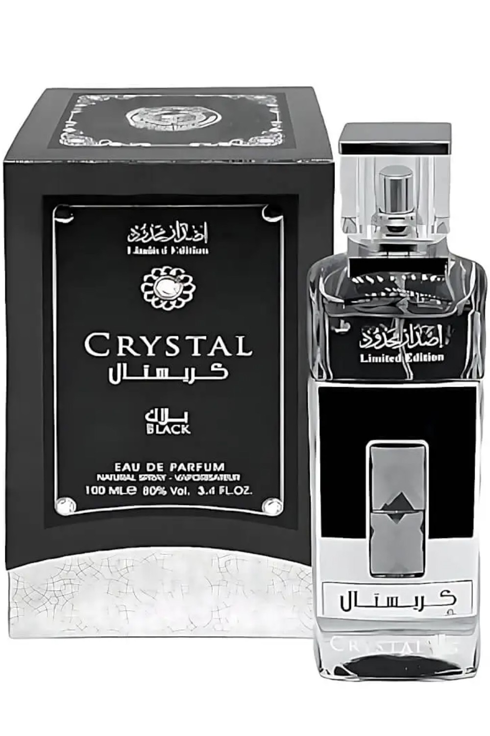 Ard Al Zaafaran Eau de Parfum Crystal Black Edizione Limitata 100mL - Ard Al Zaafaran Dubai-Parfums Dubaï-Safwa Boutique