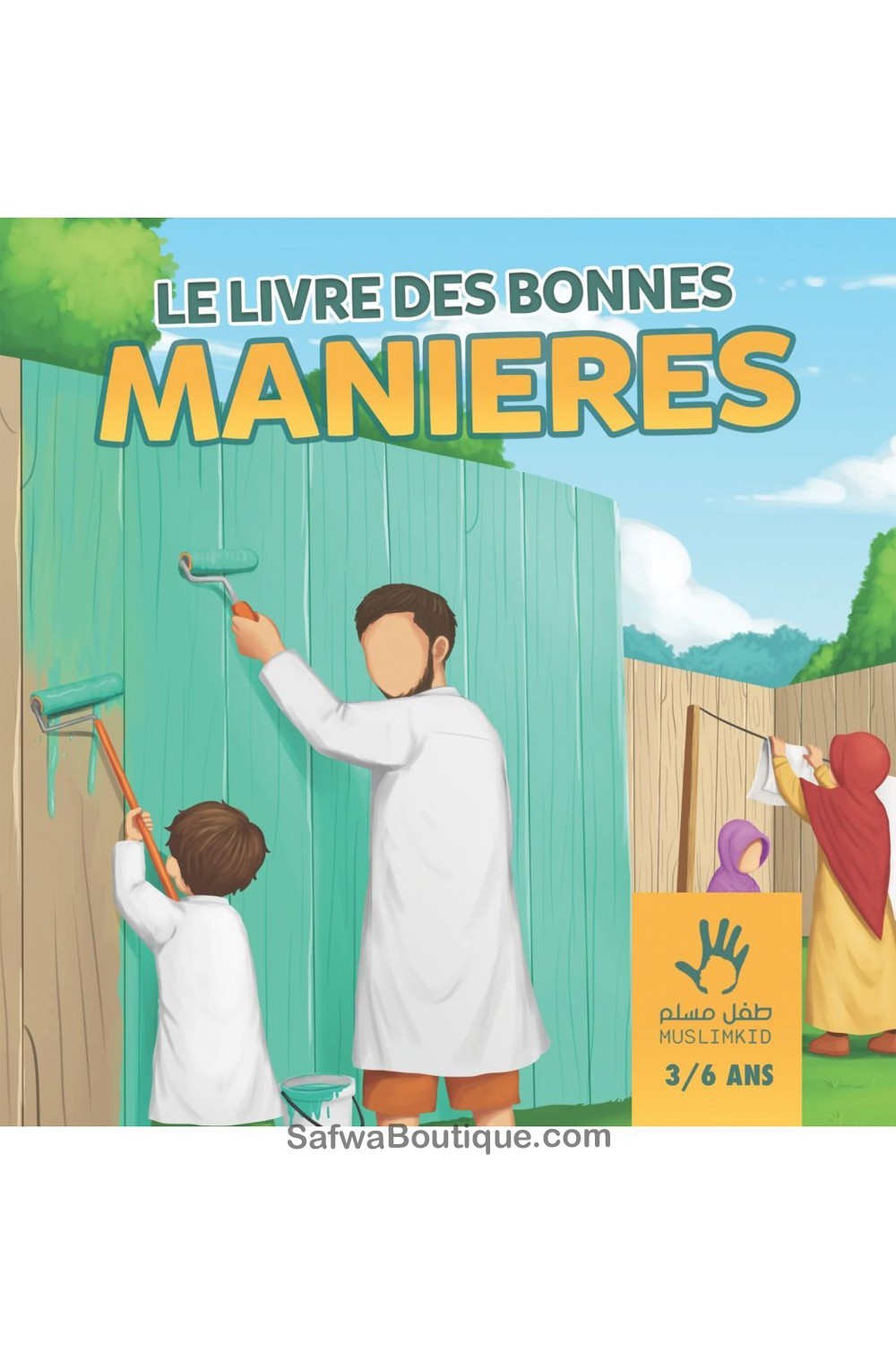O livro das boas maneiras 3/6 anos - Edições MuslimKid-Livres Enfants-Safwa Boutique