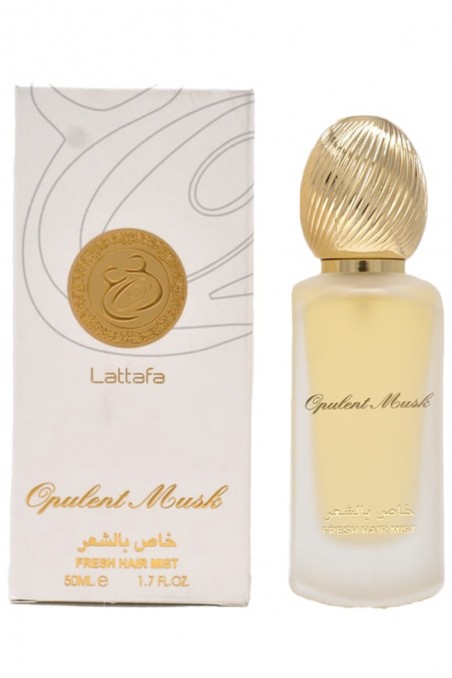 Névoa de Cabelo Opulent Musk "Hair Mist" 50ml - Lattafa Dubai-Brume de cheveux-Safwa Boutique