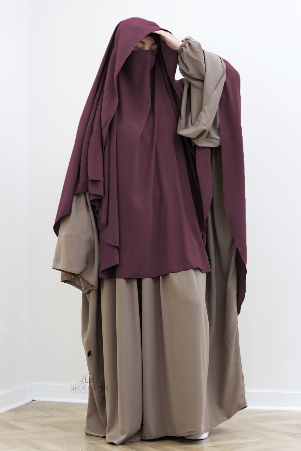 Khimar Malika lue av Umm Hafsa-Hijab & Khimar-Safwa Boutique