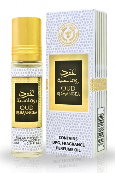 Agua de Perfume Roll on Oud Romancea 10ml - Ard Al Zaafaran Dubái-Parfums en roll-on-Safwa Boutique