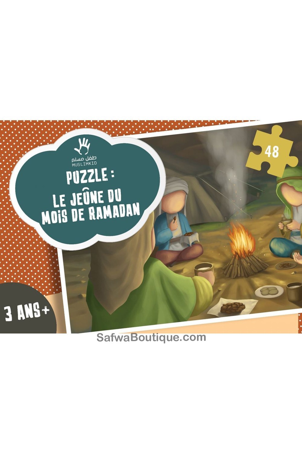 Puzzle Jovem do Mês do Ramadão (As-Siyam) - Edições MuslimKid-jeux educatifs-Safwa Boutique