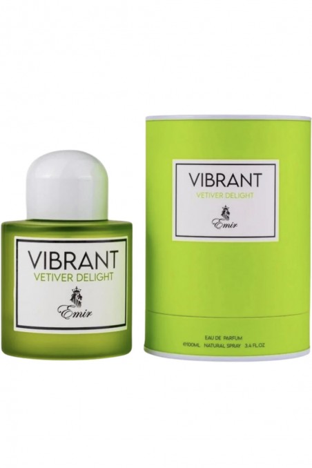 Água de Perfume Vibrant Vetiver Delight 100mL - Emir Paris Corner-Parfums Dubaï-Safwa Boutique