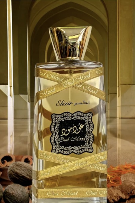 Agua de Perfume Oud Mood Elixir 100mL - Perfumes Lattafa Dubái-Parfums Dubaï-Safwa Boutique