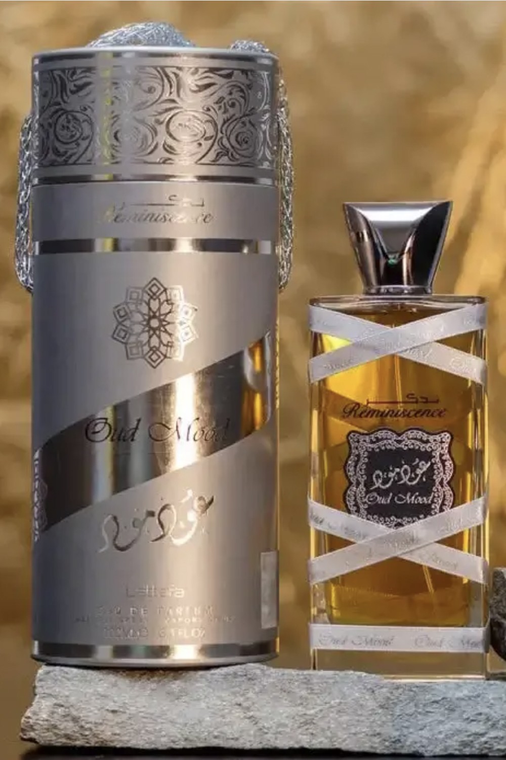 Oud Mood Reminiscence Perfume Water 100mL - Lattafa Perfumes Dubai-Dubaï Fragrances-Safwa Boutique