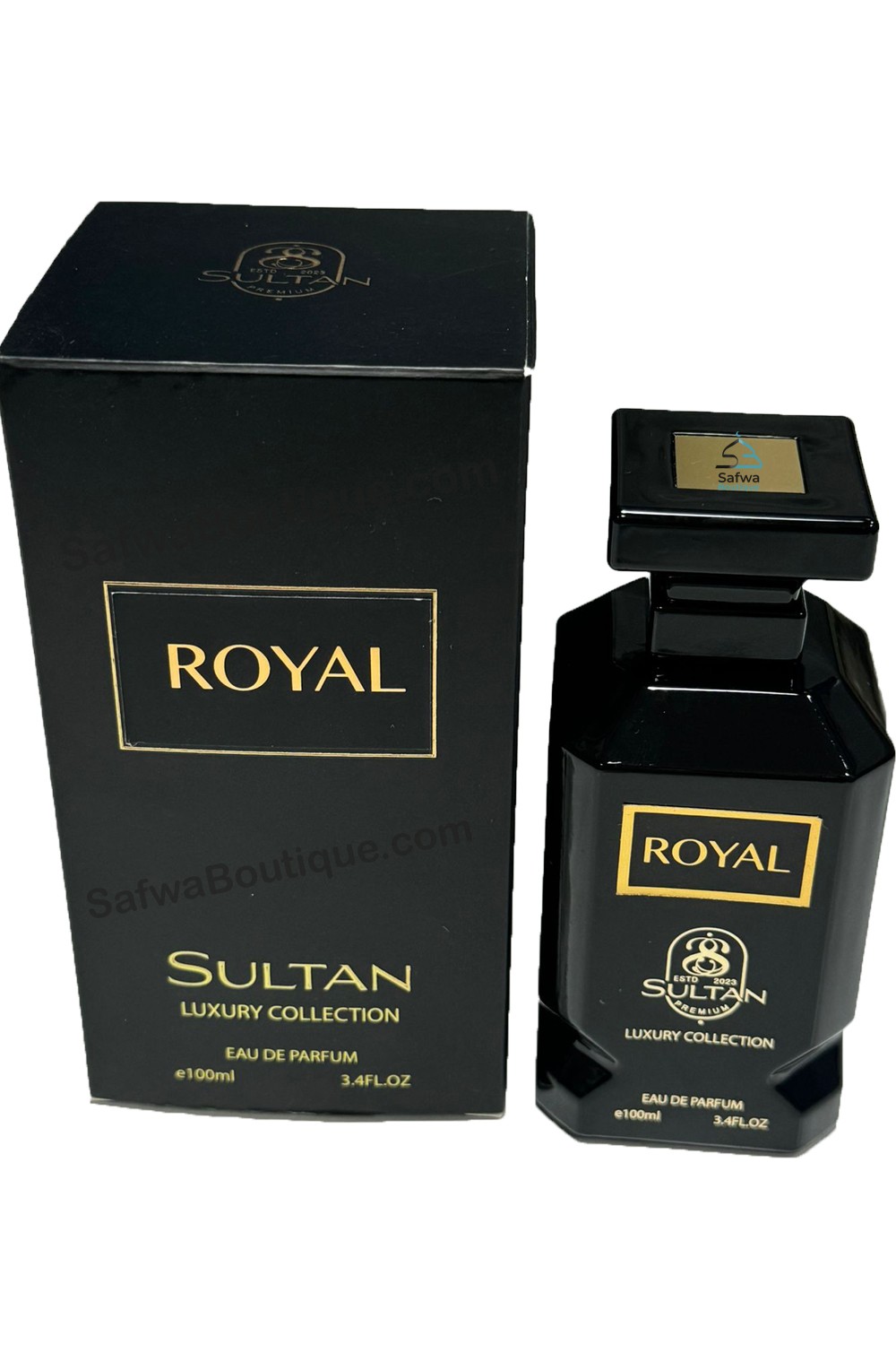 Água de Perfume Royal de Sultan 100mL - Coleção de Luxo Sultan-Parfums Dubaï-Safwa Boutique