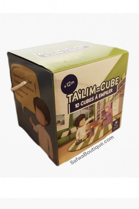 Ta'lim Cube (10 pinottavaa kuutiota) - MuslimKid-kustannukset-jeux educatifs-Safwa Boutique