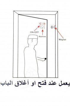 Apparat Invocation öppning och stängning av dörren Athkar... 2