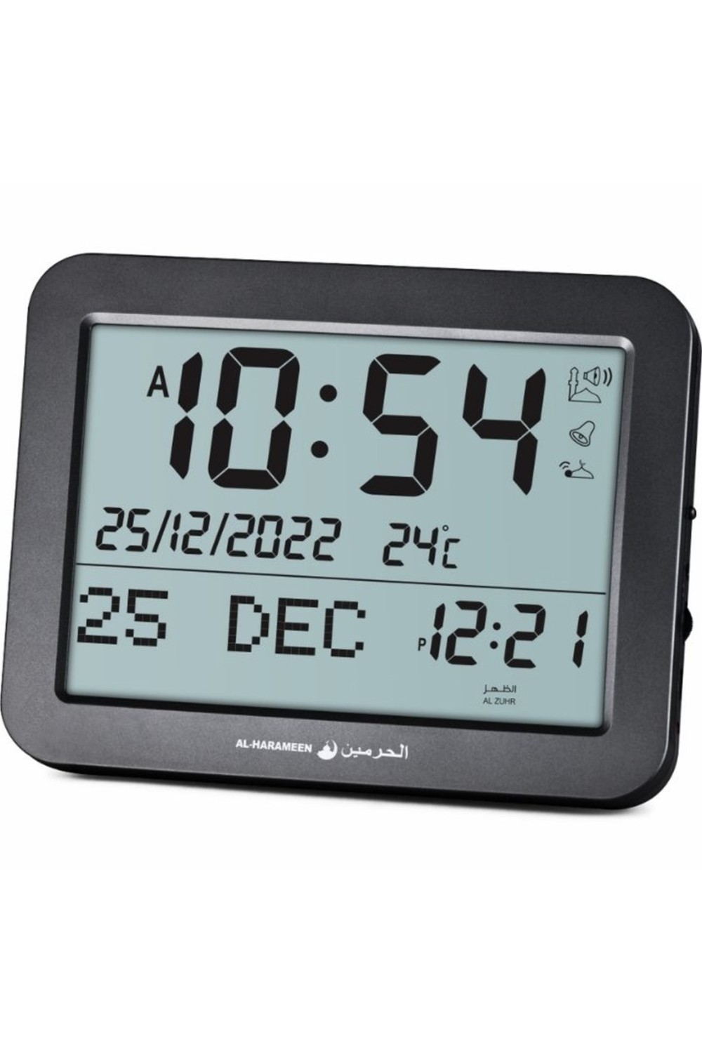 Adhan Ur AL-HARAMEEN HA-7021, Ur med Azan tidsplaner, digital muslimsk vækkeur-Montre & Horloge Adhan-Safwa Boutique