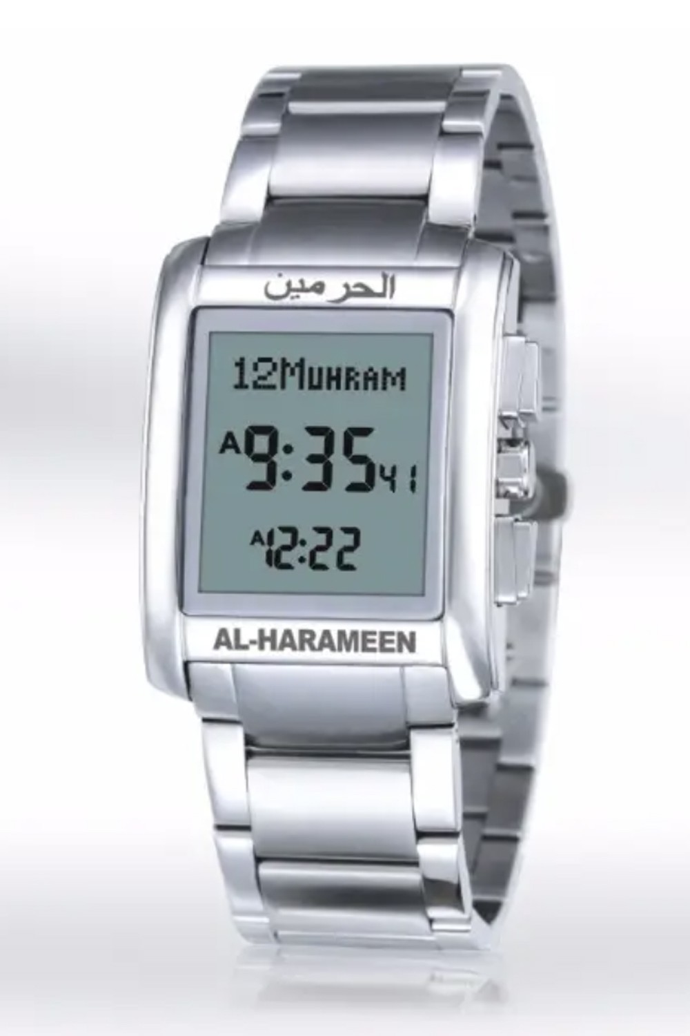 Orologio di lusso originale AL-HARAMEEN HA-6208 Orologio con orari Azan 50m impermeabile, Orologio Azan digitale-Montre & Horloge Adhan-Safwa Boutique