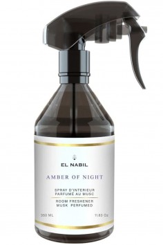 Spray per Interni, Deodorante per Ambienti AMBER OF NIGHT 350mL - El Nabil