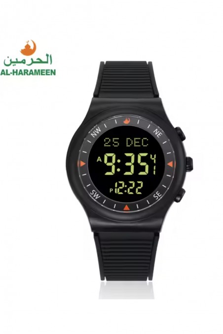 Relógio Desportivo original AL-HARAMEEN HA-6506 Relógio de horários Azan, Relógio digital Azan-Montre & Horloge Adhan-Safwa Boutique