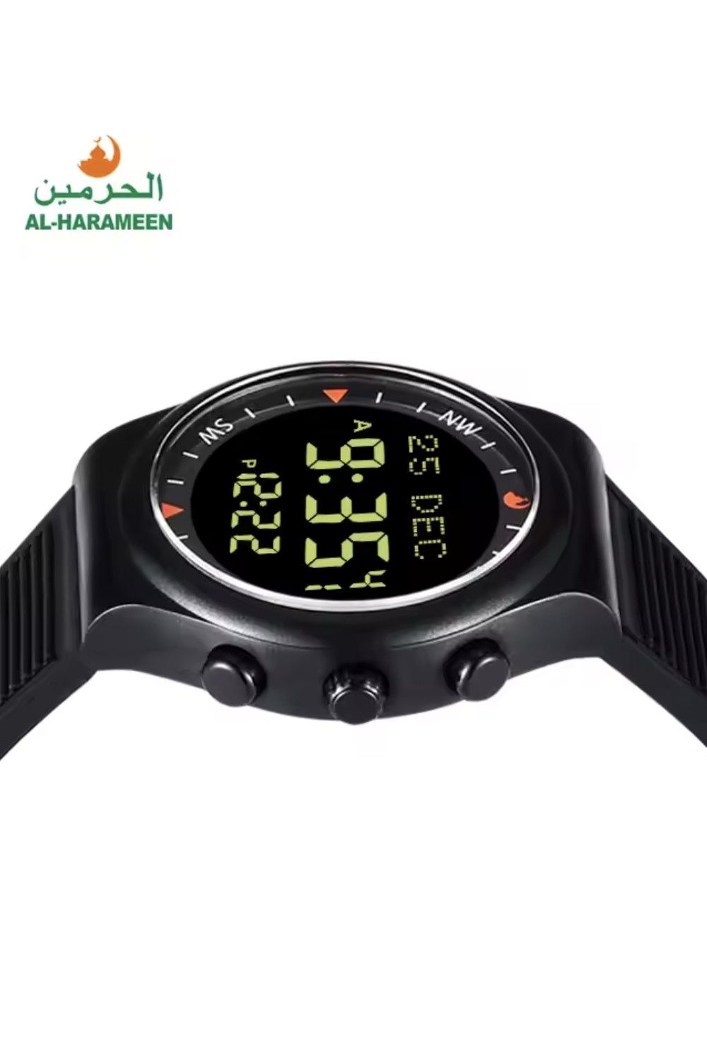 Alkuperäinen AL-HARAMEEN HA-6506 urheilukello, Azan-aikakello, digitaalinen Azan-kello-Montre & Horloge Adhan-Safwa Boutique