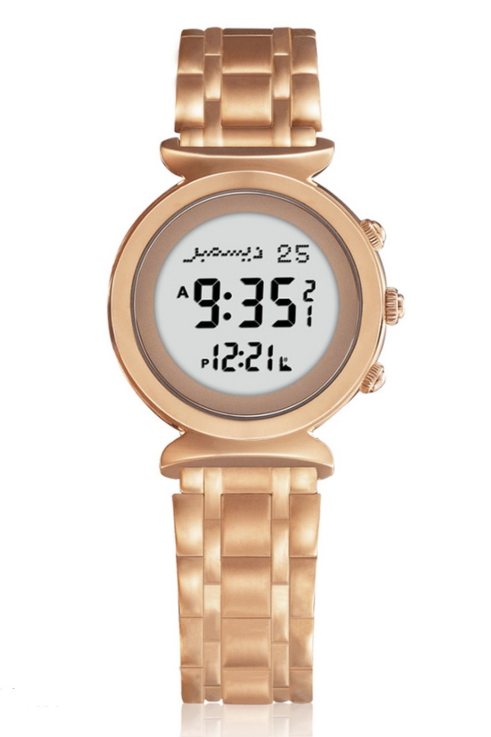 Original luksusklokke AL-HARAMEEN HA-6330 Digital Azan tid klokke-Montre & Horloge Adhan-Safwa Boutique