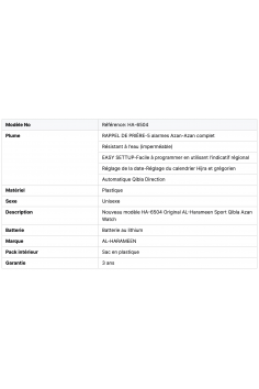 Orologio digitale Al Harameen HA-6504, Gli eleganti... 2