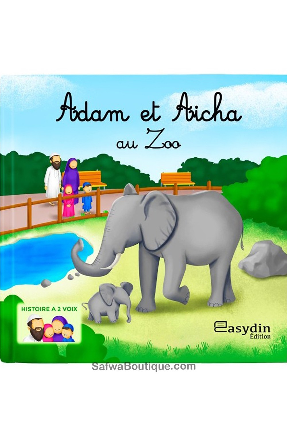 Adam e Aicha no Zoo - Edição Easydin-Livres Enfants-Safwa Boutique