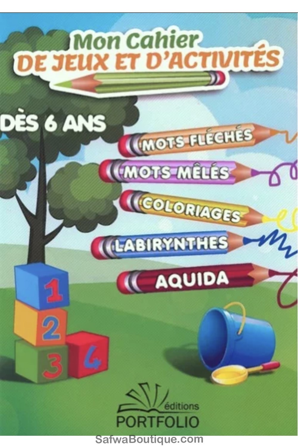 Min Aktivitetsbog (fra 6 år) - Portfolio Udgave-Livres Enfants-Safwa Boutique