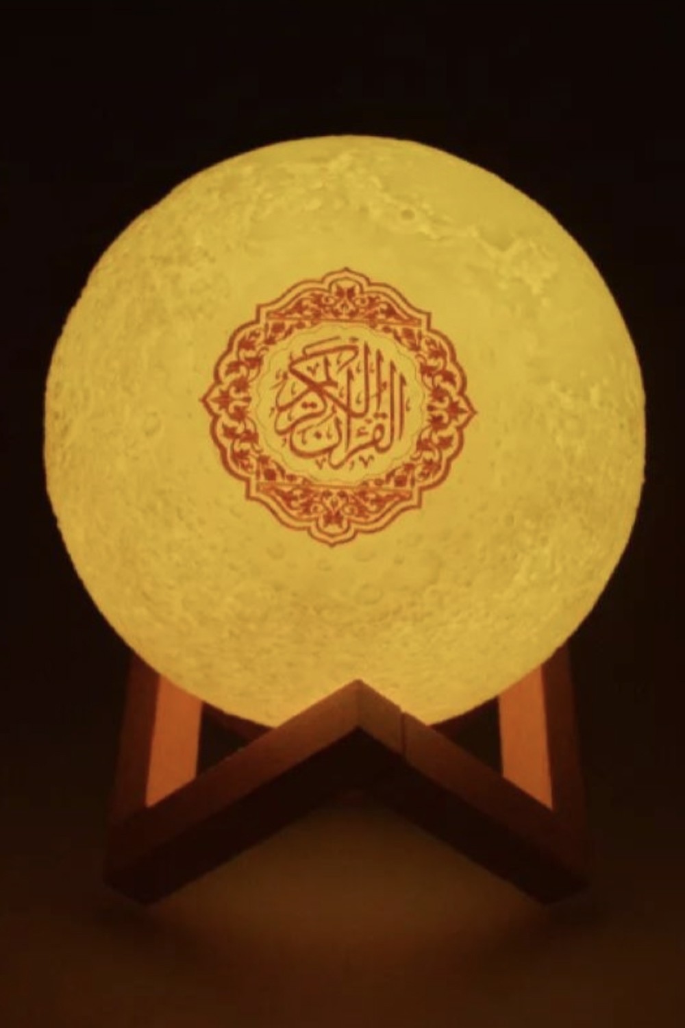 Koranisk nattlampa MP3 Månlampa SQ168 med Koran Bluetooth-högtalare ansluten till Android och iOS - Equantu SQ168-Veilleuse Coranique-Safwa Boutique