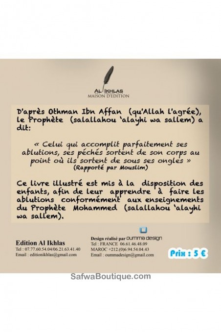 Min Bok om Ablutions (Gutteversjon) - Al Ikhlas-utgaven-Livres Enfants-Safwa Boutique