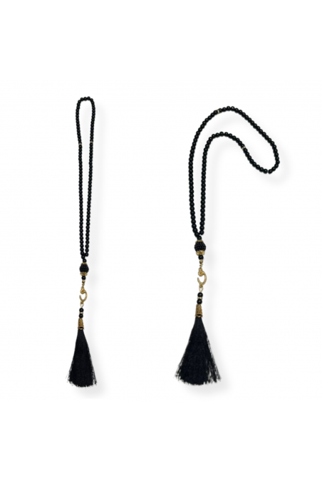 Elegant Gift Box Fabric Pouch Prayer Mat & Tasbih (Rosary) Luxury Velvet Sajada-Prayer Rugs Sejjada-Safwa Boutique