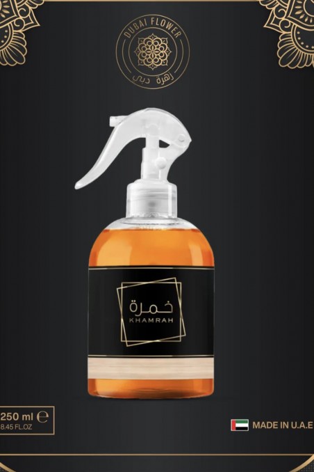 Spray para Têxteis Khamrah 250mL DUBAI FLOWER - Lattafa-Parfum d'intérieur-Safwa Boutique