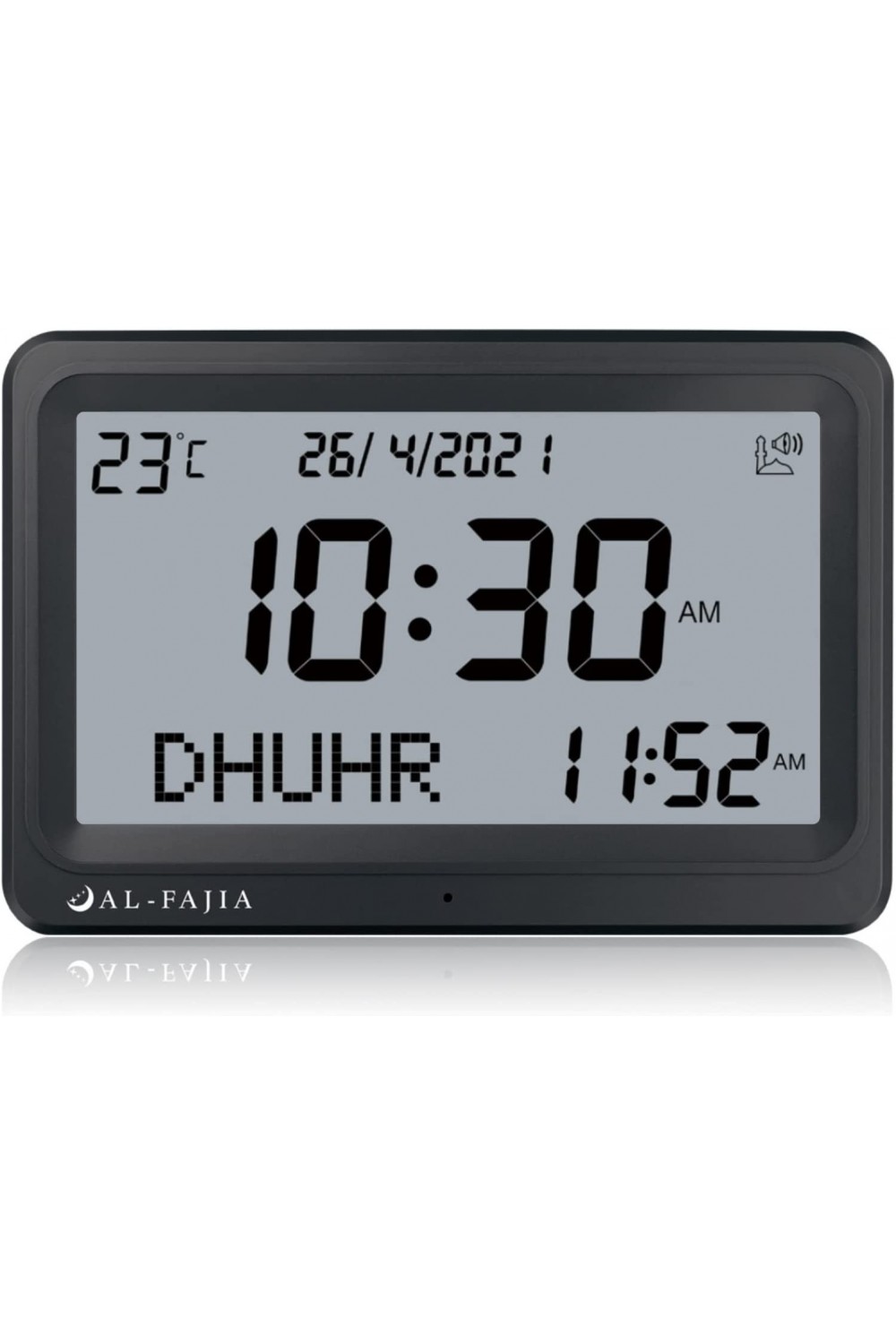 Adhan AL-FAJIA FAJ-113 Clock (NEW MODEL) 8 Azan prayer sounds-Azan Clocks & watch-Safwa Boutique