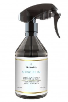 Spray per Interni, Deodorante per Stanza Muschio Slim 350mL - El Nabil