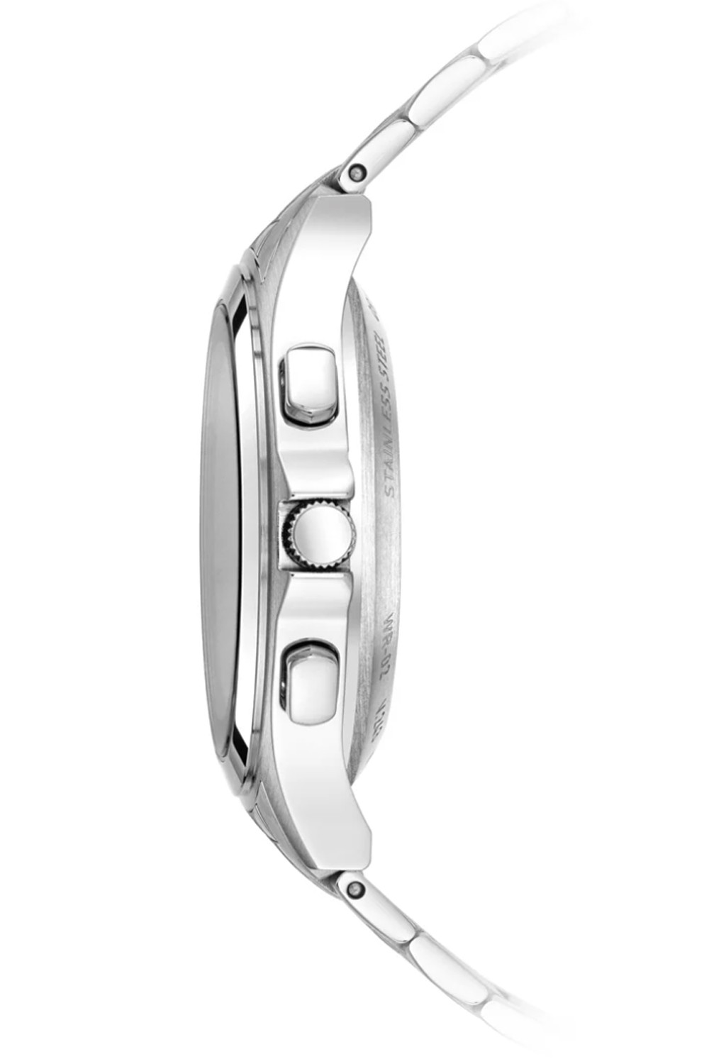 Digital Rund Al Fajr WR-02 Rostfritt Silver Klocka (Påminnelse om Böner, Qibla, Kalendrar...)-Montre & Horloge Adhan-Safwa Boutique