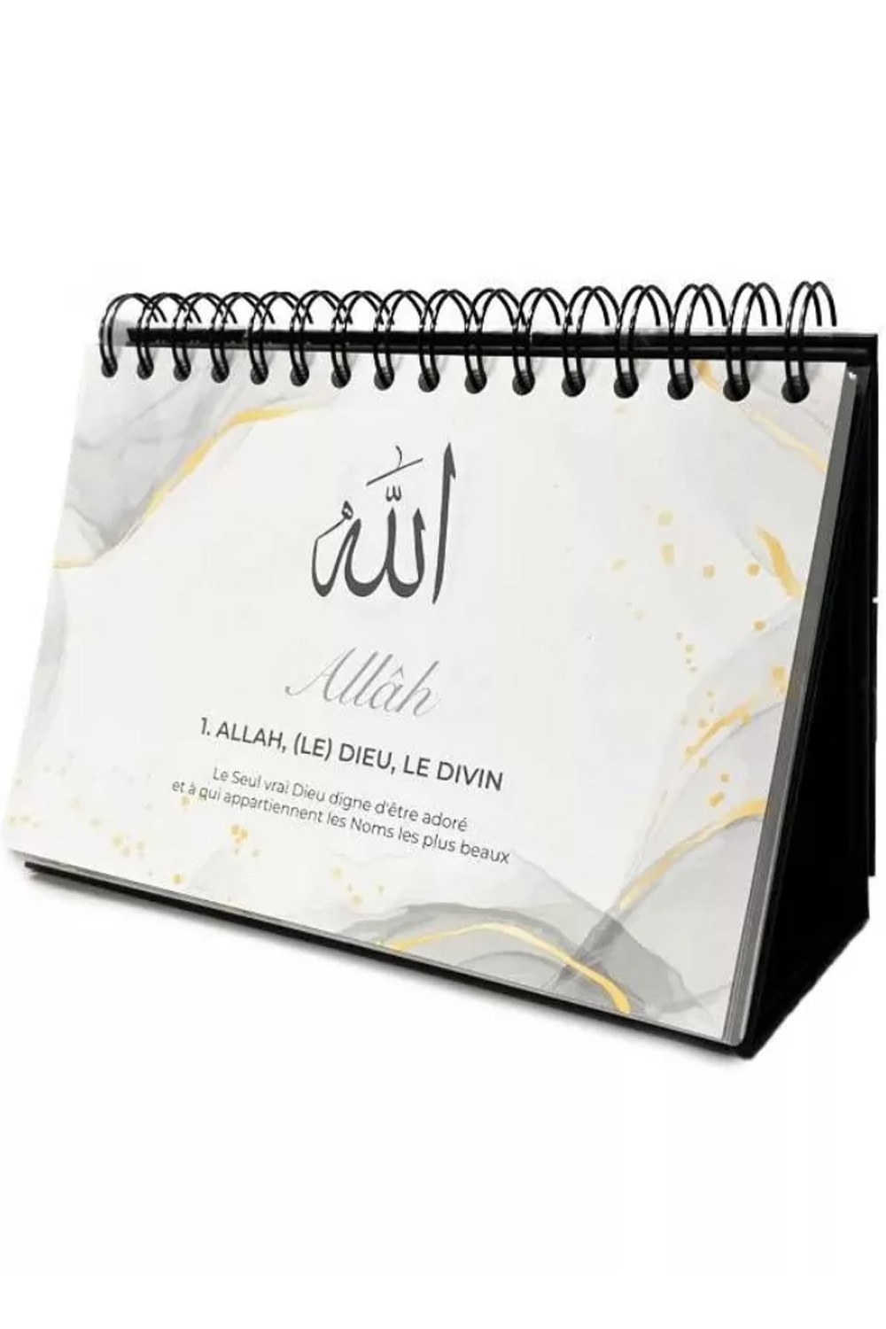 99 Namen Allahs, Seine Edlen Namen und ihre Bedeutung (Tischkalender) - Hadieth Benelux-Tagebücher & Kalender-Safwa Boutique