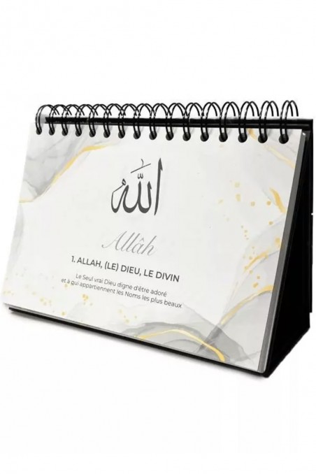99 Nomes de Allah, Seus Nomes Nobres e seu significado (Calendário de cavalete) - Hadieth Benelux-Agendas & calendriers-Safwa Boutique