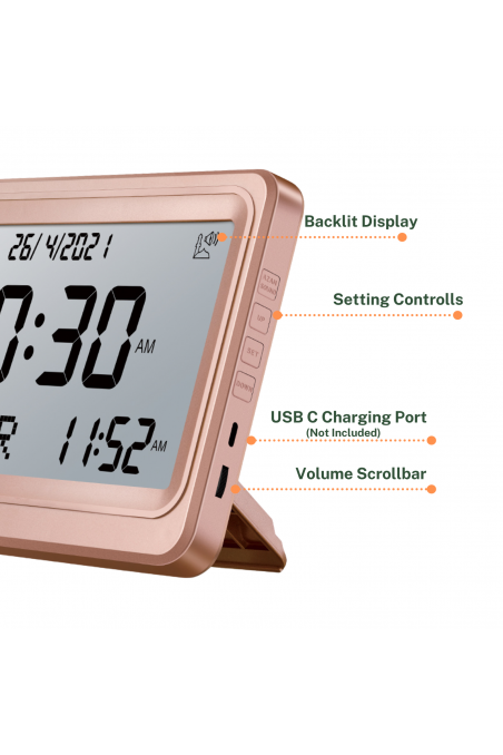 Relógio Adhan AL-FAJIA FAJ-113 (NOVO MODELO) 8 sons de oração Azan-Montre & Horloge Adhan-Safwa Boutique